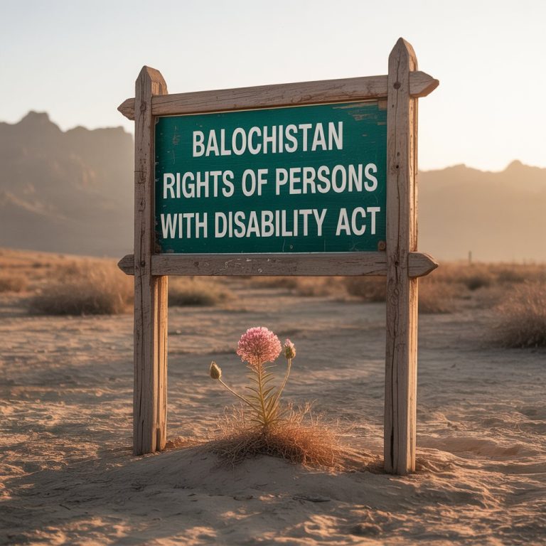 Balochistan Rights of Persons with Disability Act