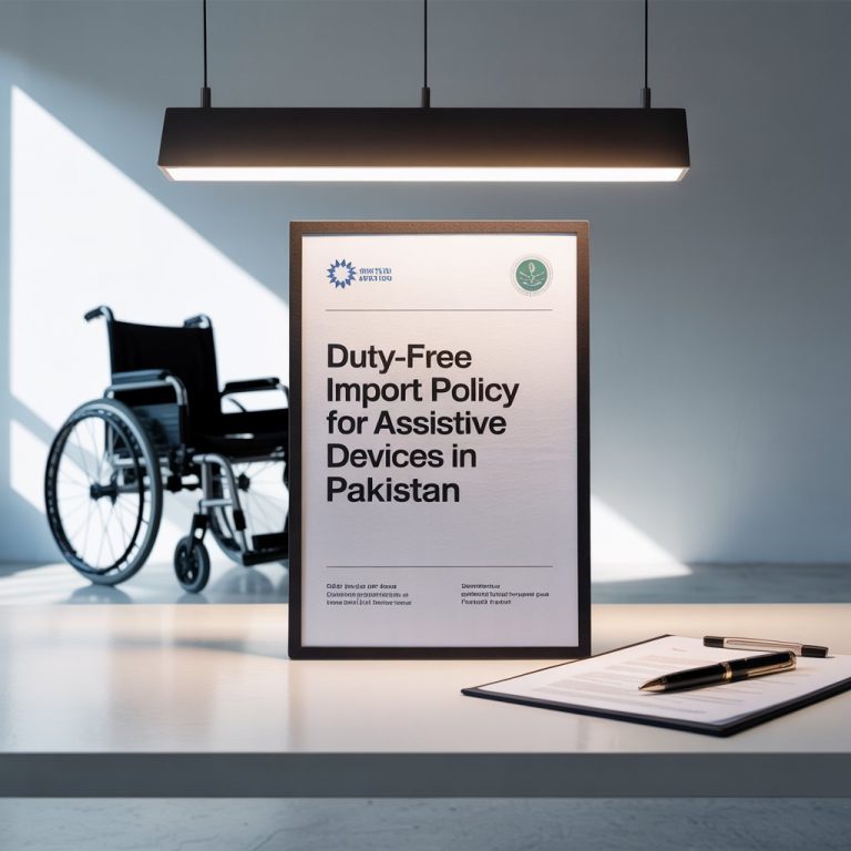 Duty-Free Import Policy for Assistive Devices in Pakistan