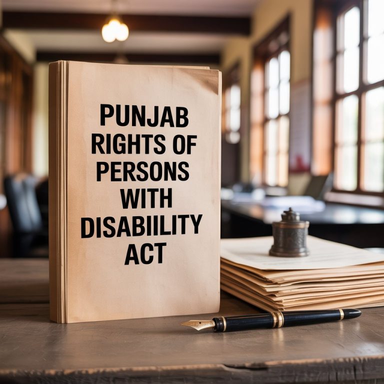 Punjab Rights of Persons with Disability Act